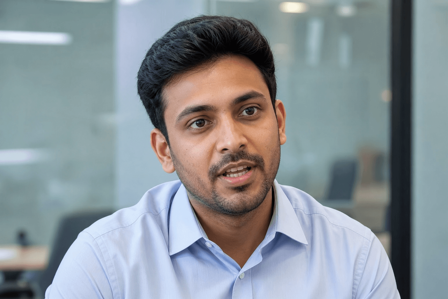 Rahul Mehta during their AI interview
